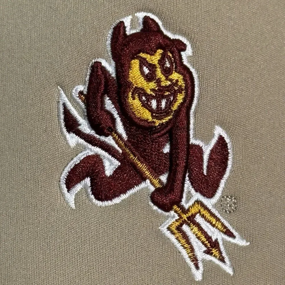Arizona State Sun Devils Foam Front Mesh Trucker Snapback Hat 47 Brand Khaki ASU